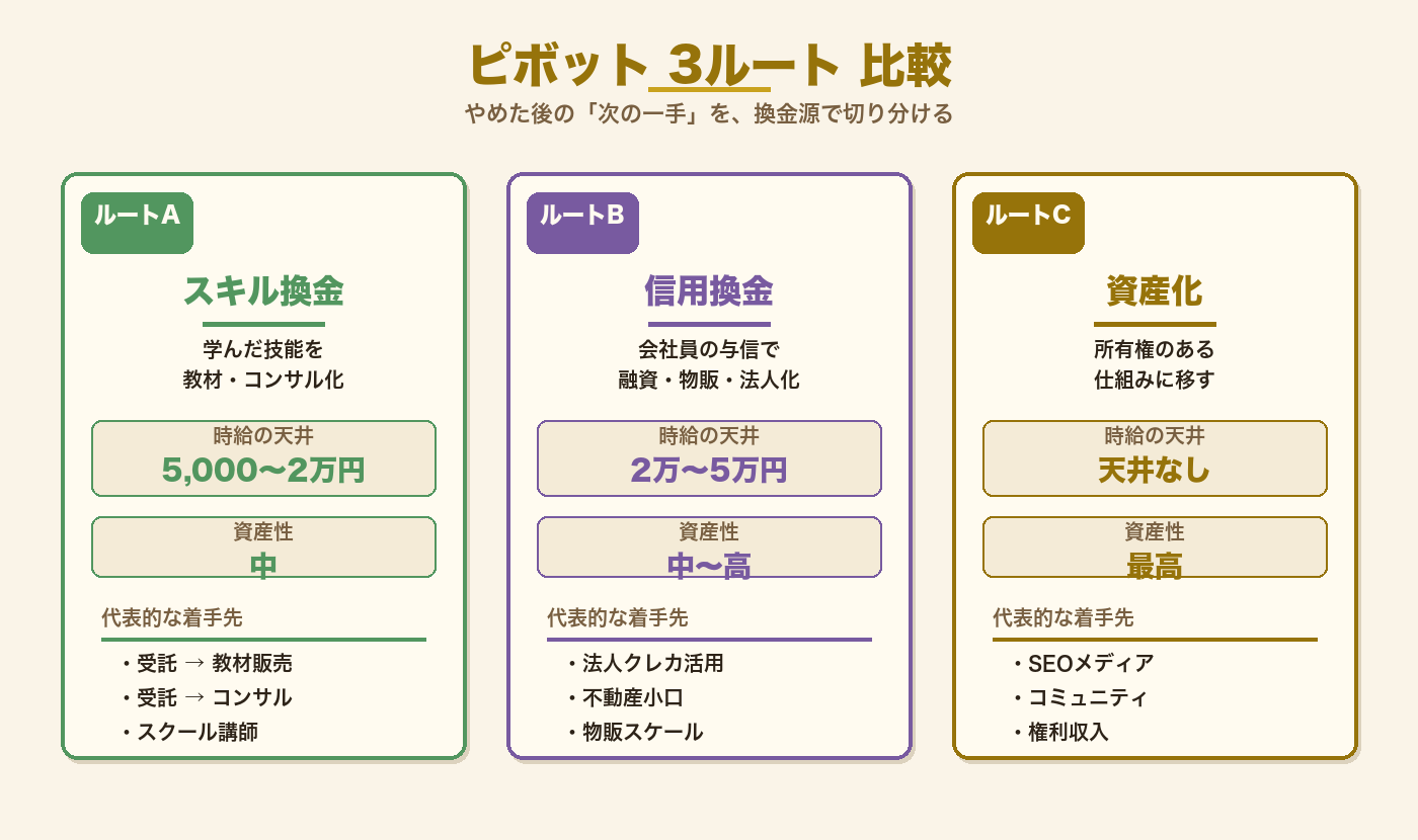 ・スキル講師などの箇条書きがカード外に出ていた問題を修正したピボット3ルート比較図